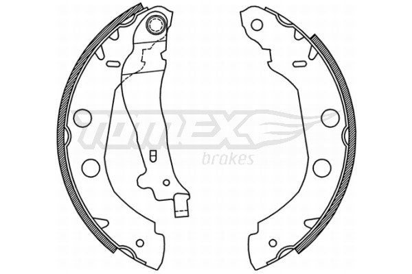 TOMEX Brakes Bremsbackensatz